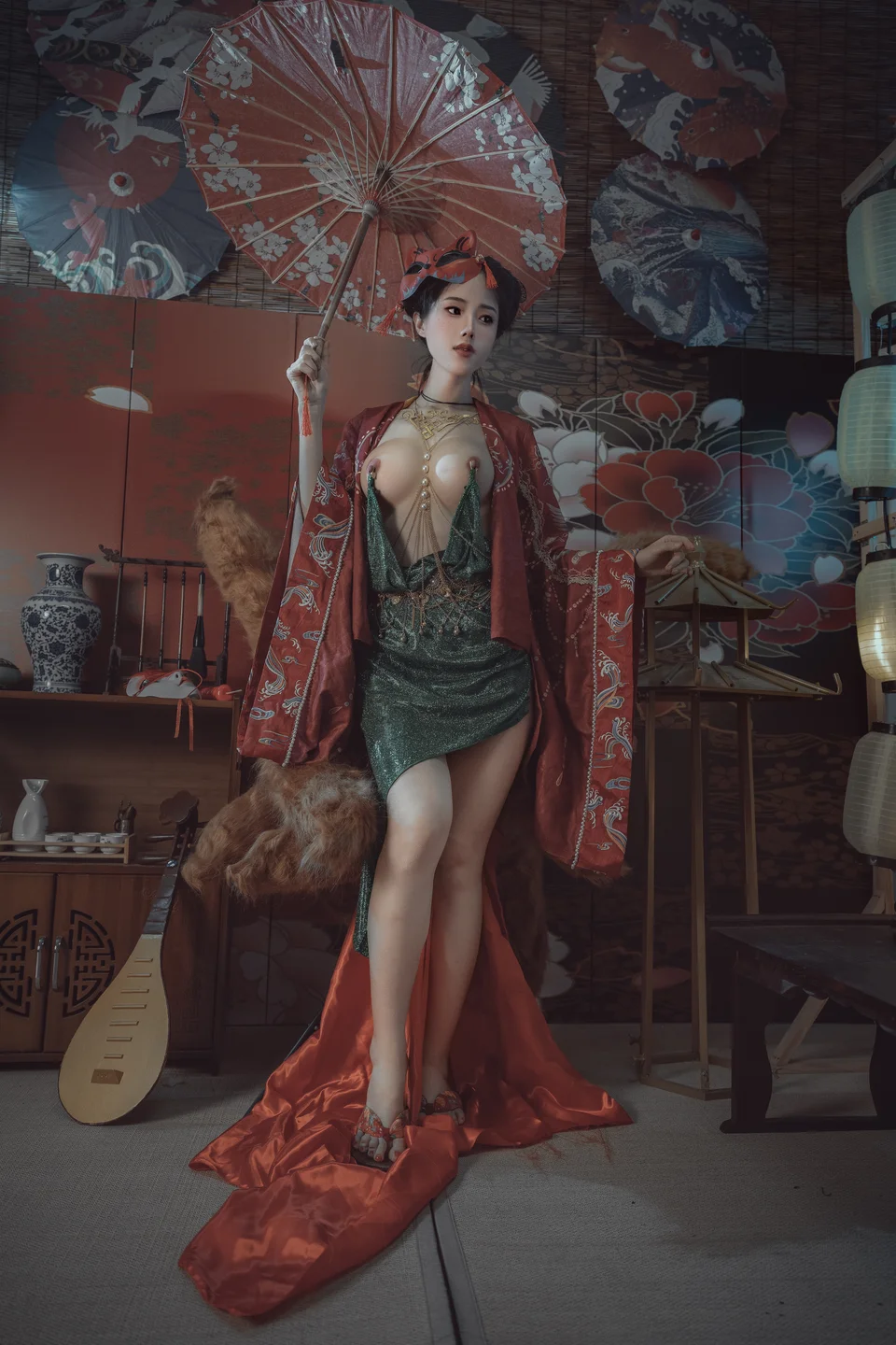 钛合金TiTi - 青丘赤狐 [64P-825MB] tg@simisebaisi 【丝足阁】009.webp